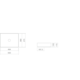 Alape ab.me500 wastafel opbouw 500x375x115mm witzo zonder kraangat, zonder overloop