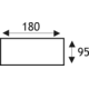 Coude 90° tube plat d.150 std blanc  avec guide d'air interieur