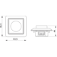 Elektransfo ds350 interupteur/dimmer minifiches 