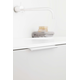 Poignée edge straight ea320 l350 alu blanc mat 