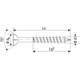 Spax-m vijs 4.5x50 met boorpunt
