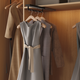 Chic line porte cintres extensible anthracite l.240mm 