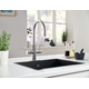 Mythos Water Hub 6 in 1 - Zwenkbare kraan / Zijhendel / RVS