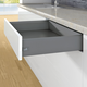 ArciTech Ladezijwand, ladezijwand hoogte 126 x NL 350 mm, antraciet, rechts