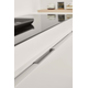 Cuvette BACK EA64 L112 H20 La16 look inox  inbouwgreep BACK BA64 L112 H20 b16mm rvs look