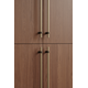 Greep bond ba320 l410 antiek bruin/geborsteld goud