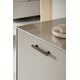 Greep chateau ba128 l180 zamak antiek bruin