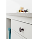 Bouton Classic ø34x28 zamac brun antique 