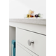 Bouton Classic ø34x28 zamac look inox 
