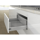 ArciTech Schuif- / frontlade, setverpakking, ladezijwand hoogte 126 x NL 550 mm, zilver, links en rechts