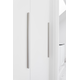 Poignée elan ea544 l600 alu look inox 