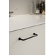 Poignée LOUNGE EA128 L142 zamac noir mat 