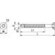 Sparibo schroef PK Torx met verzonken kop 4 x 35