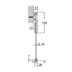 Runway schuifdeurset staal zwart 80kg l.2100mm voor deurbladbreedte 910-1000mm
