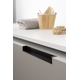 Greep HEXXA L350 aluminium mat zwart