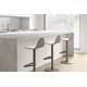Tabouret tabu tes blanc rond|mystic moutarde 