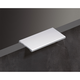 Greeplijst Ticinum, boorafstand 50, L 70 mm, B 42 mm, H 25 mm, Aluminium geëloxeerd