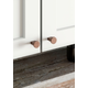 Bouton NEXX Ø25 aluminium look inox