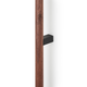 Poignée ETO BA992-496 L1006.6 bois / aluminium noir / noyer