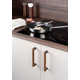 Greep ETO BA320 L334.6 hout / aluminium zwart / zwart hout