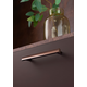 Poignée MOON BA160 L193 aluminium look inox
