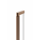Poignée BROOKLYN BA528-1056 L1066 aluminium brossé laiton cava