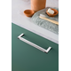 Poignée BROOKLYN BA320 L330 aluminium brillant nickel