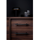 Poignée HINOKI BA160 L220 aluminium brossé laiton cava