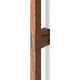 Poignée HAKO BA960-480 L988 bois noyer