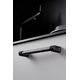 Greep CASEY BA192 L211 aluminium zwart textuur / mat zwart