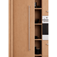 Poignée BOTO BA960-480 L1026 aluminium brossé noir