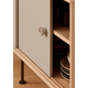 Knop BOTO Ø45 aluminium rvs-look