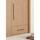 Greep BOTO BIG BA1024 L1122 aluminium geborsteld zwart