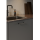 Poignée villa ea128 l177,5 zamac gunmetal 