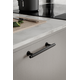 Greep VILLA BA128 L177,5 zamak mat zwart