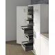 ArciTech Ladezijwand, ladezijwand hoogte 94 x NL 270 mm, antraciet, links