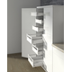 ArciTech Ladezijwand, ladezijwand hoogte 126 x NL 350 mm, wit, links