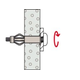 Hollewandplug Fischer HM5 x 65S met metrische schroef