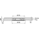 Ld8001-55 Led encastastrable 3W 3000K alu 
