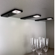 Set 1 led roeled 3W 3000K 12V zwart-centrale schakelaar - konvertor