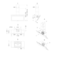 Novy Vision 120 cm zwart glas wanddampkap