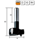 Méches à façonner l=57 d=25  