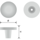 Bouton TUBA Ø28 noyer 