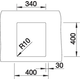 Blanco Claron 340-U durinox commande manuelle