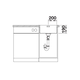 Blanco spoeltafel claron 400-if/a auto.