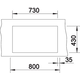 Blanco spoeltafel claron 700-if man.