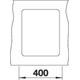 Blanco Subline 320-F gris rocher commande manuelle