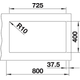 Blanco Subline 430/270-U rotSilgranitijs bl