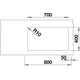 Blanco Subline 700-U level café manuele bediening