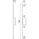 Xinnix nz serrure magnetique 190mm gris  